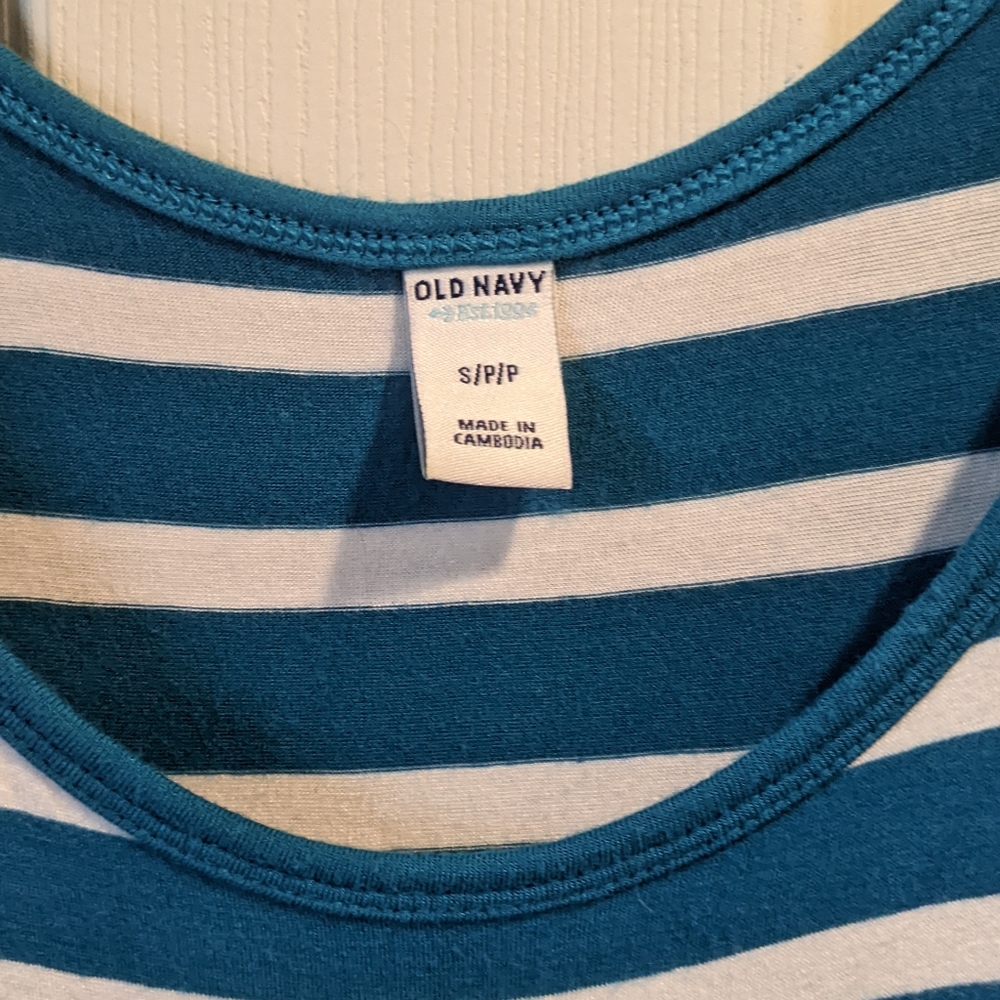 ♦️B2G1FREE♦️ Fit & Flare striped tank top dress - Picture 2 of 4